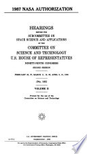 1987 NASA authorization