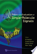 Theory and Evaluation of Single molecule Signals Book