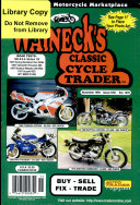 WALNECK S CLASSIC CYCLE TRADER  NOVEMBER 1999
