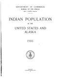 Indian Population in the United States and Alaska. 1910