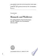 Bismarck und Waldersee