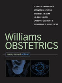 Williams Obstetrics Book