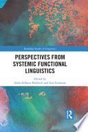 Perspectives From Systemic Functional Linguistics