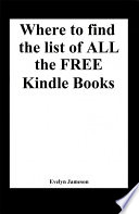 Where to find the list of all the FREE Kindle books