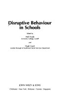 Disruptive Behaviour in Schools