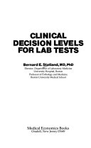 Clinical Decision Levels for Lab Tests