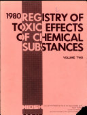 Registry of Toxic Effects of Chemical Substances