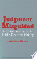 Judgment Misguided Book