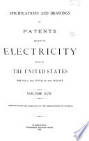 Specifications and Drawings of Patents Relating to Electricity