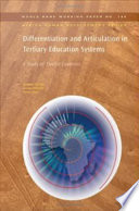 Differentiation and Articulation in Tertiary Education Systems
