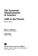 The Economic Transformation of America Book
