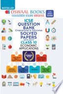 Oswaal ICSE Question Bank Chapterwise   Topicwise Solved Papers  Class 10  Economics Applications  For 2021 Exam 