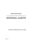 The New South Wales Industrial Gazette