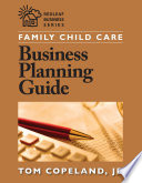 Family Child Care Business Planning Guide Book PDF
