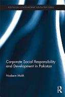 Corporate Social Responsibility and Development in Pakistan