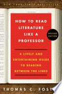 How to Read Literature Like a Professor Revised Book PDF