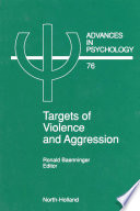 Targets of Violence and Aggression Book