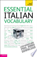 Essential Italian Vocabulary  Teach Yourself