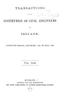 Transactions of the Institution of Civil Engineers of Ireland