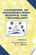 Handbook of Microemulsion Science and Technology Book