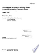 Proceedings of the 61st Meeting of the Coastal Engineering Research Board