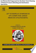 23 European Symposium on Computer Aided Process Engineering PDF Book By Agustín F. Montagna,Diego C. Cafaro,Jaime Cerdá