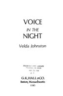 Voice in the Night Book