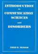 Introduction to Communication Sciences and Disorders Book