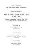 American Polled Shorthorn Herd Book