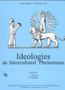 Ideologies as Intercultural Phenomena
