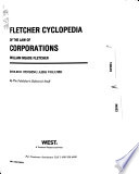 Fletcher Cyclopedia of the Law of Private Corporations