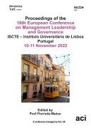 ECMLG 2022 18th European Conference on Management, Leadership and Governance