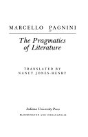 The Pragmatics of Literature