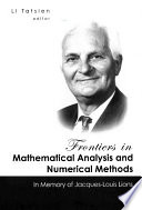 Frontiers in Mathematical Analysis and Numerical Methods