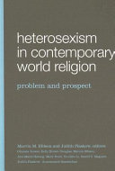 Heterosexism in Contemporary World Religion Book