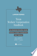Texas Workers' Compensation Handbook 2022 Edition