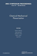 Chemical Mechanical Planarization 