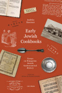 Early Jewish Cookbooks