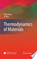 Thermodynamics of Materials Book