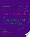 The SAGE Handbook of Counselling and Psychotherapy
