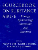 Sourcebook on Substance Abuse Book