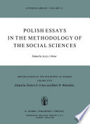 Polish Essays in the Methodology of the Social Sciences Book