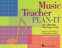 Music Teacher Plan It Book