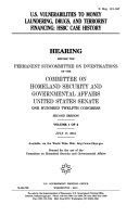 U.S. Vulnerabilities to Money Laundering, ... S. Hrg. 112-597, Volume 1 of 2, July 17, 2012, 112-2 Hearing, *