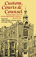 Custom, Courts, and Counsel [Pdf/ePub] eBook