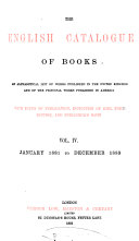 The English Catalogue of Books  v   1   1835 1863