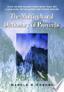 The Multicultural Dictionary of Proverbs Book