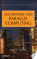 Algorithms and Parallel Computing Book