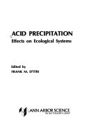 Acid Precipitation Effects On Ecological Systems