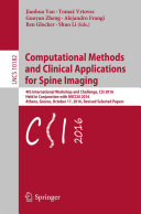 Read Pdf Computational Methods and Clinical Applications for Spine Imaging